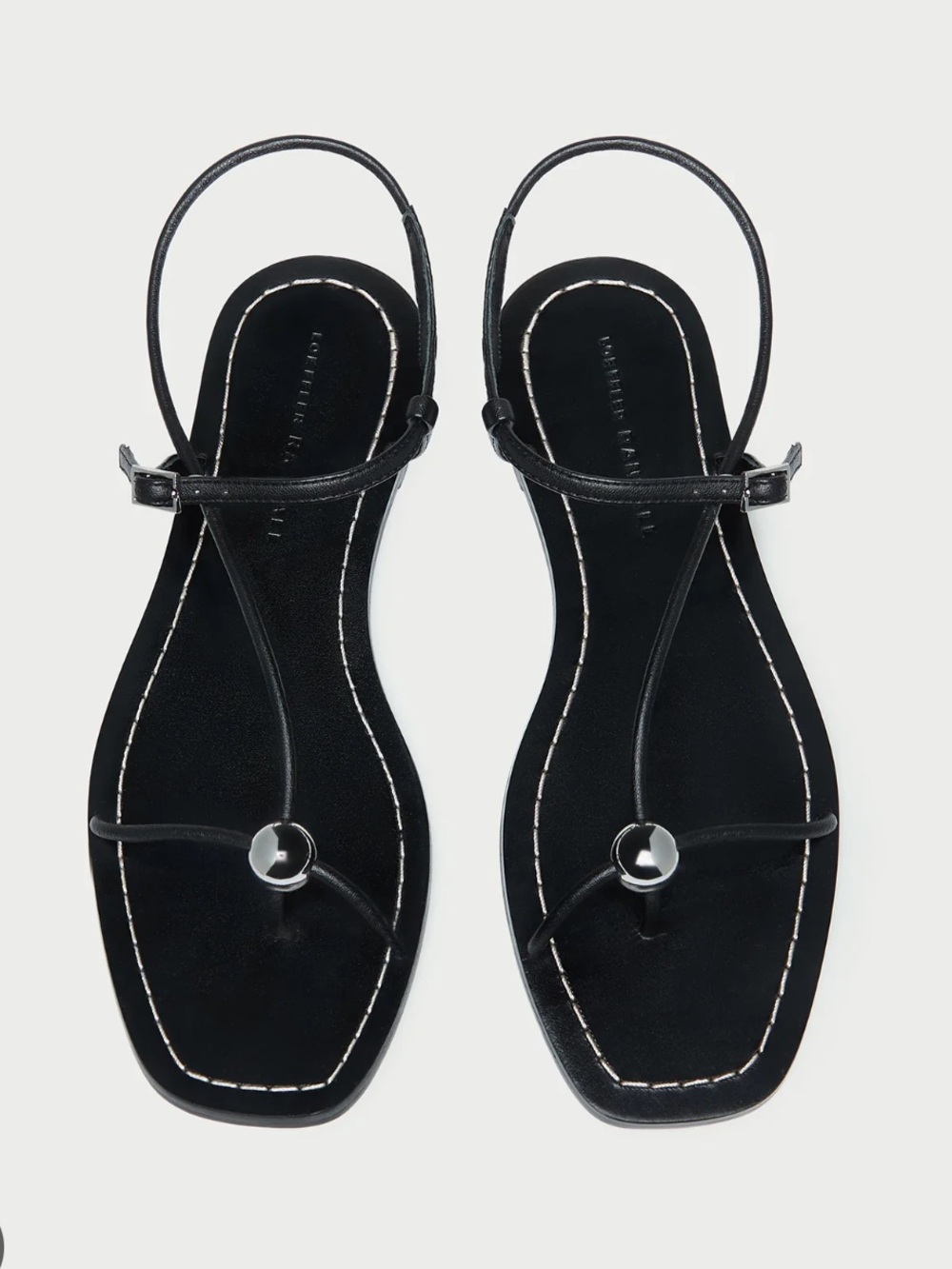 Loeffler Randall 🪙 Lara Black Sandal